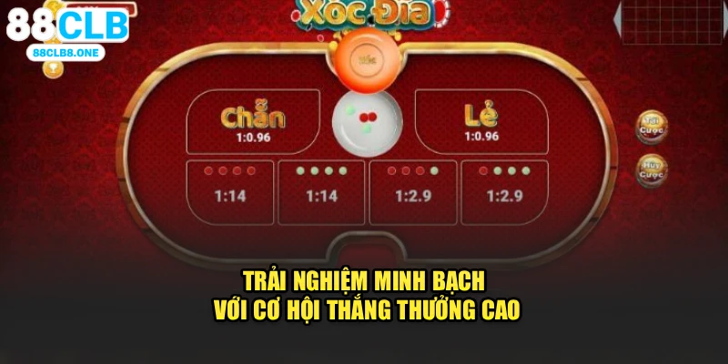 Trải nghiệm minh bạch với cơ hội thắng thưởng cao